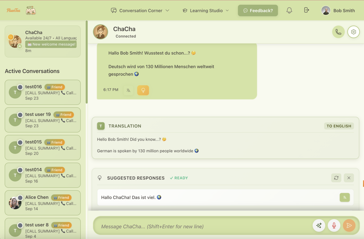 Chat with Coach ChaCha